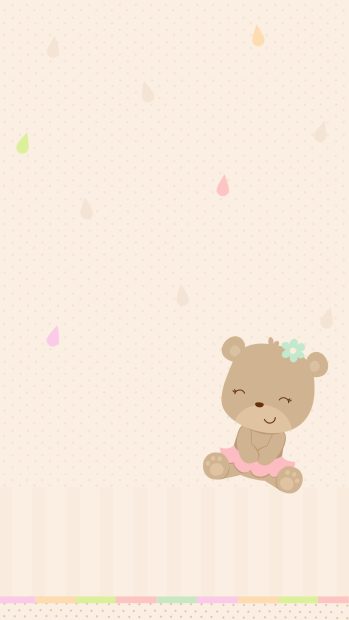 New Cute Iphone Wallpaper Beautiful Bear.