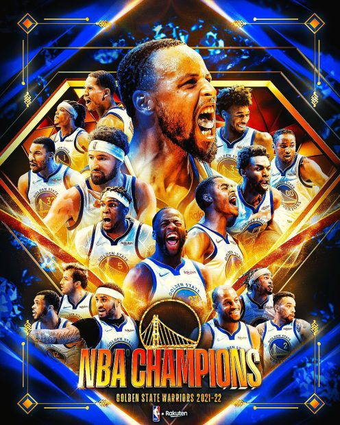 New Golden State Warriors NBA Champions 2022 Wallpaper HD.