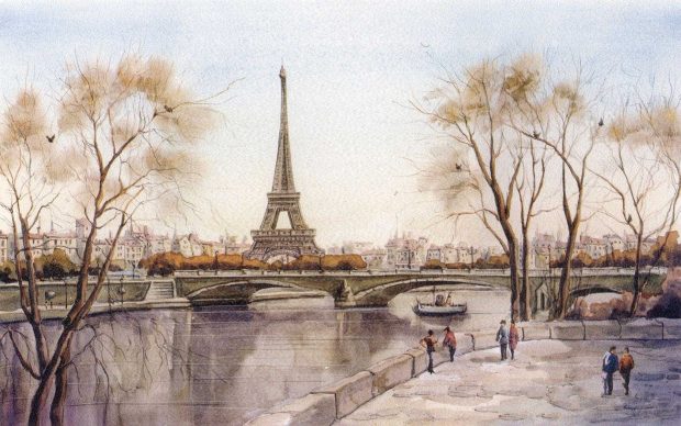 New Paris Background.