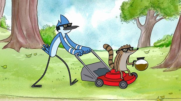 New Regular Show Background.