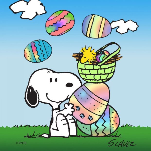 New Snoopy Easter Wallpaper HD.