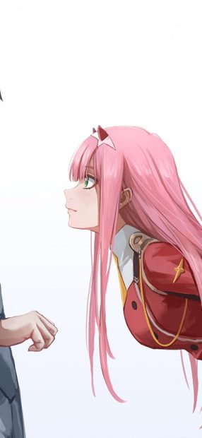 New Zero Two Wallpaper Aesthetic HD.