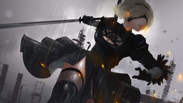 Nier Automata Desktop Wallpaper.