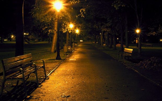 Night Alleyway Background HD.