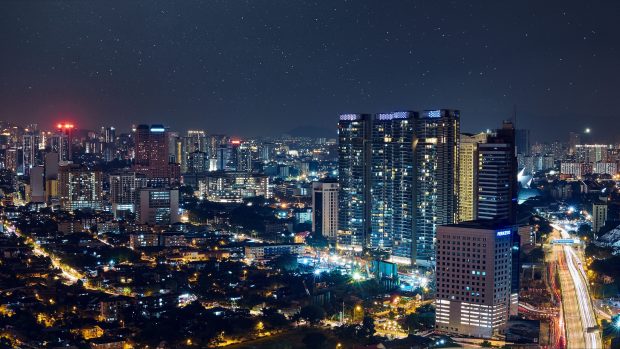 Night City Business Wallpaper HD.