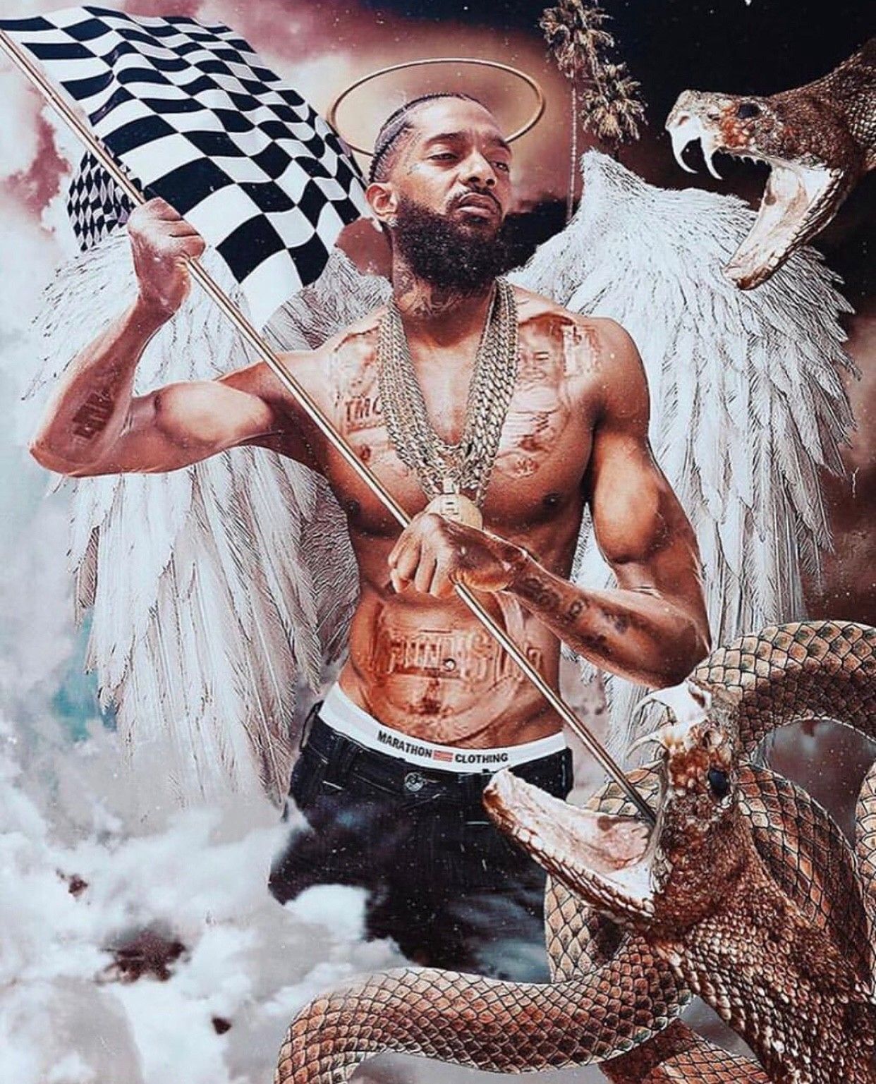 47 Nipsey hussle wallpaper ideas in 2023  lauren london nipsey hussle  rapper art hip hop art