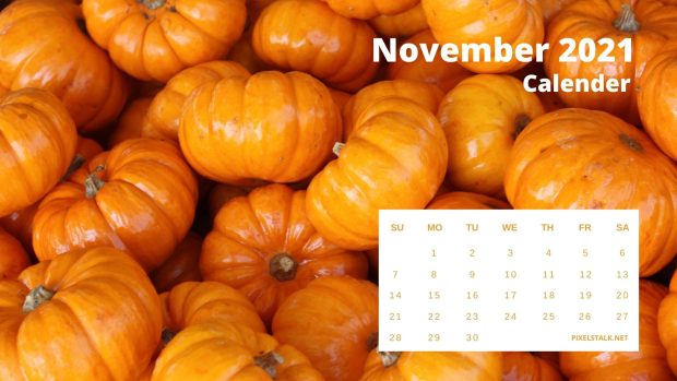 November 2021 Calendar Background.