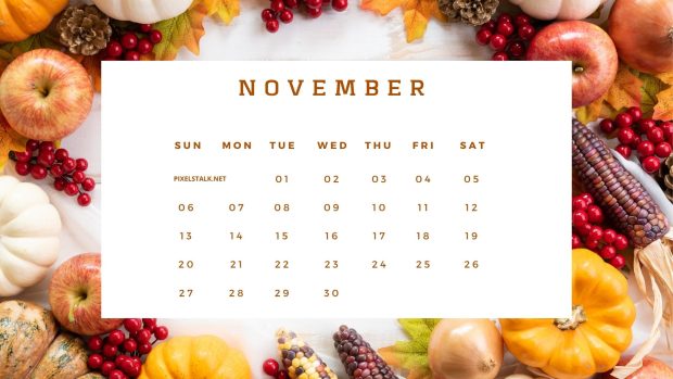 November 2022 Calendar Background 1080p.