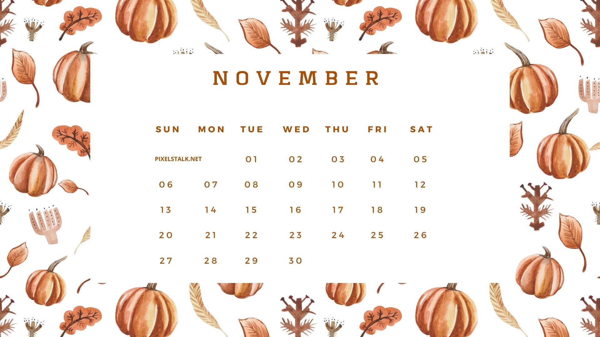 Hãy cùng đón chờ và khám phá! Translation: Download the November 2022 Calendar Backgrounds HD on PixelsTalk.Net and you won\'t be disappointed. With a realistic view almost like reality, you will feel like walking on a modern street, admiring the magical flowers and feeling the atmosphere of November. Let\'s wait and discover!