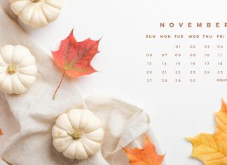 November 2022 Calendar Background HD.