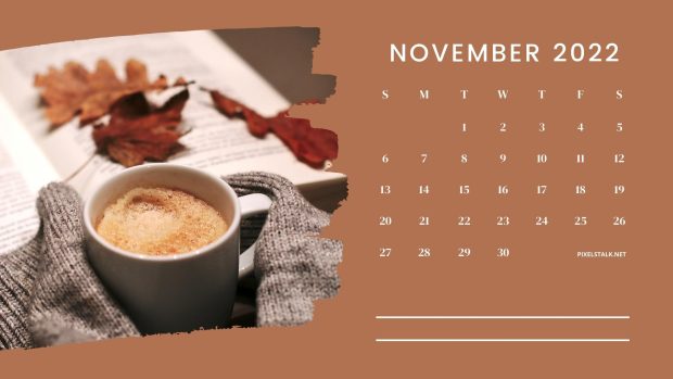 November 2022 Calendar HD Wallpaper.
