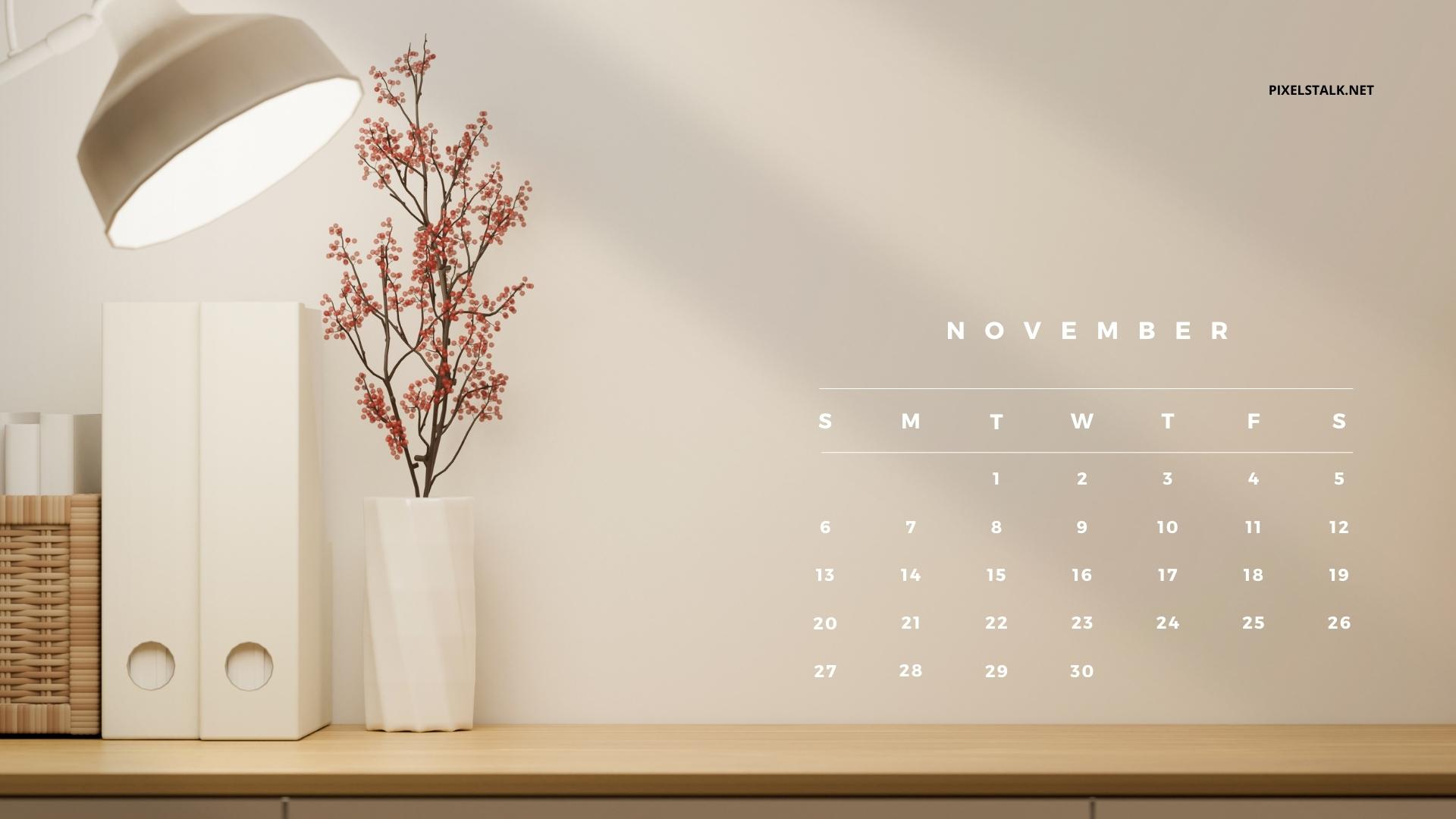 November Calendar Wallpaper  55 Best Desktop  Phone Backgrounds