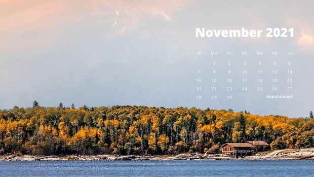 November Desktop Background.