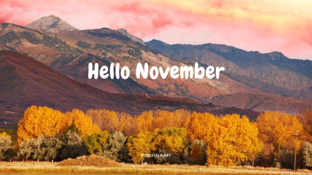 November Desktop Background.