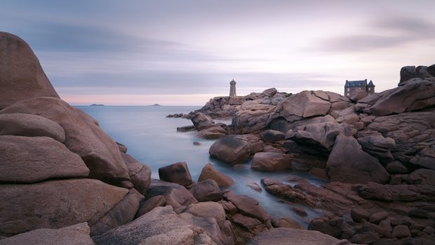 Ocean Lighthouse Wallpaper HD.