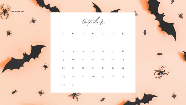 October 2022 Calendar Background 1080p.