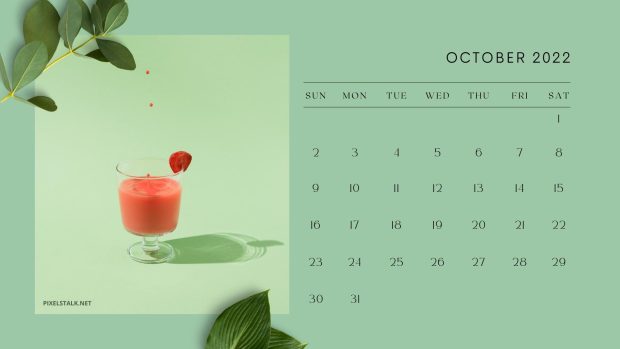 October 2022 Calendar HD Wallpaper Free download.