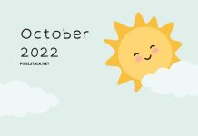 October 2022 Calendar Phone HD Wallpaper Free download.