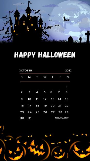 October 2022 Calendar Phone Wallpaper High Resolution.