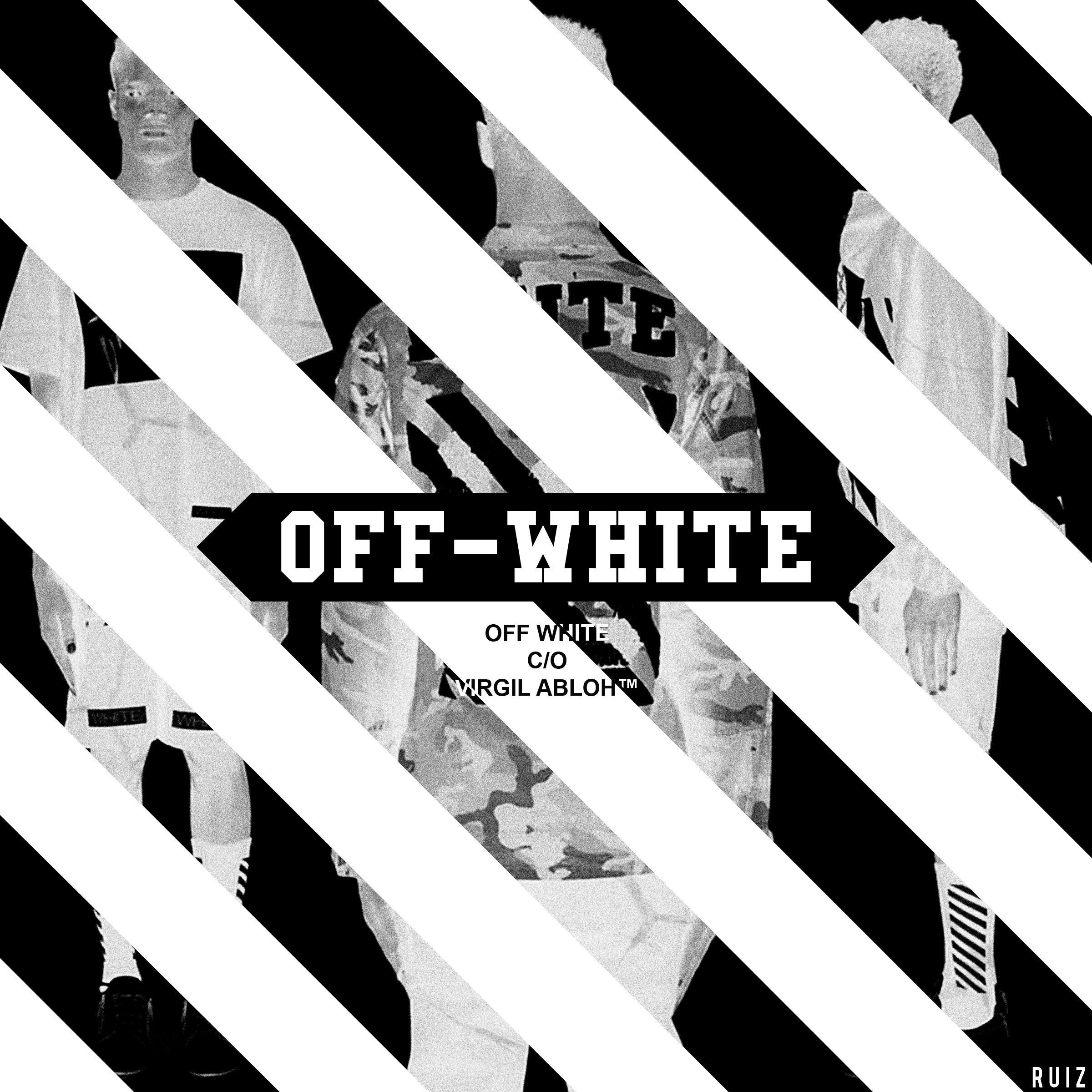 wallpaper off white logo