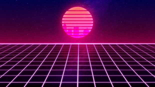 Outrun HD Wallpaper Computer.