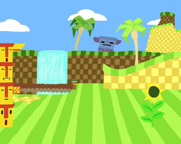 PC Green Hill Zone Background HD.