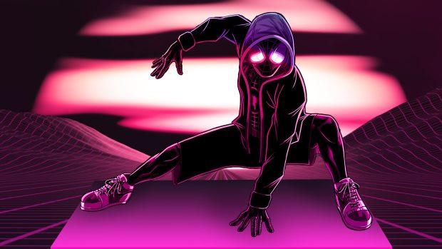 PS Cool Miles Morales Wallpaper HD.