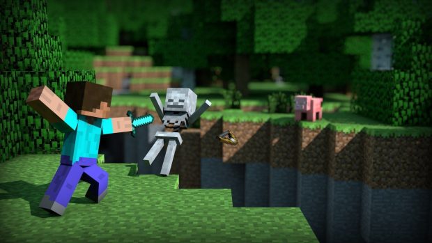 PS Minecraft Background HD.