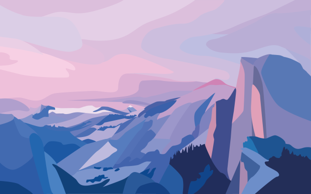 Pastel Aesthetic Wallpaper HD Moutain.