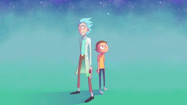 Pastel Color Rick And Morty Wallpaper HD.