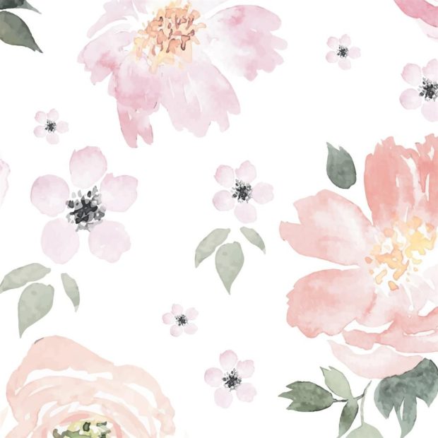 Pastel Cute Backgrounds Pink Flower.
