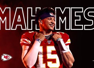 Patrick Mahomes Desktop Wallpaper.