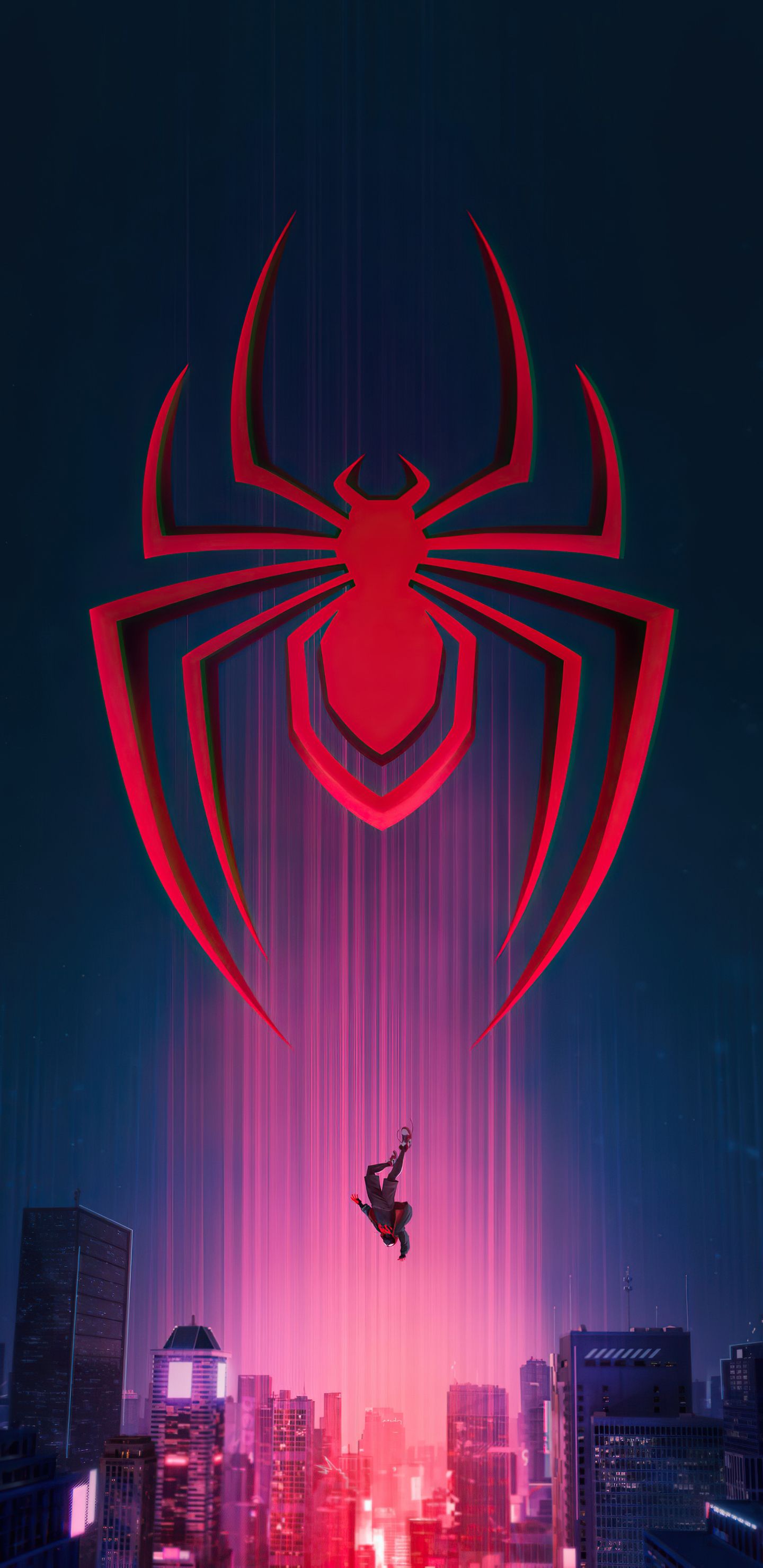 Wallpaper Spider Man Miles Morales Falling Marvels Spiderman Miles Morales  Spiderman Miles Morales Star Wars Jedi Fallen Order Background   Download Free Image