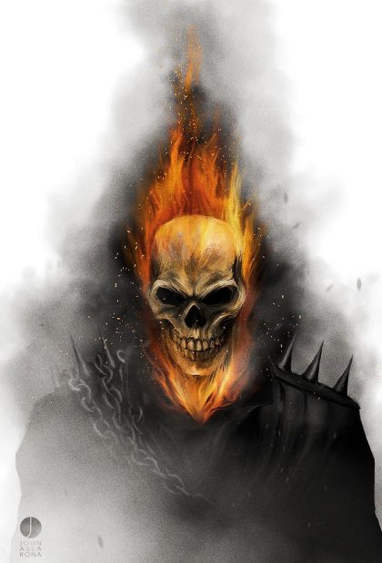 Phone Ghost Rider Wallpaper HD.