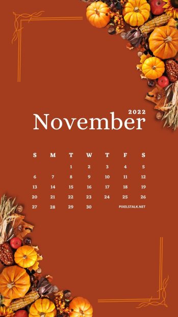 November 2022 Calendar Phone Wallpapers HD