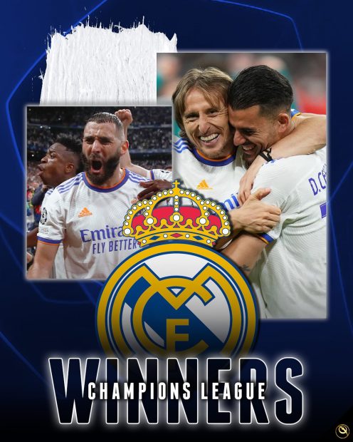 Phone Real Madrid UEFA Champions League 2022 Wallpaper HD.