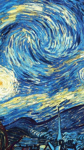 Phone Starry Night Wallpaper HD.