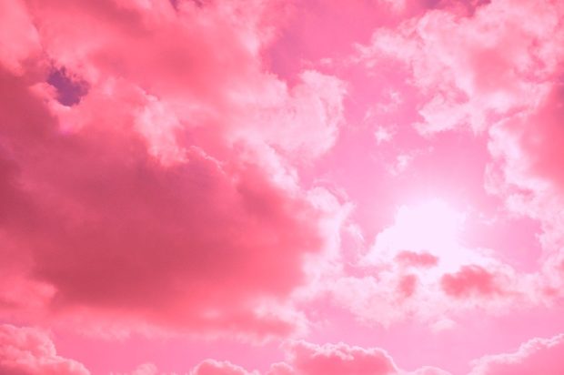 Pink Aesthetic Cloud Backgrounds.