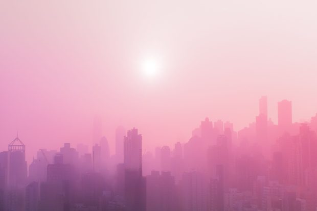Pink Background Aesthetic Backgrounds Free Download City Morning.