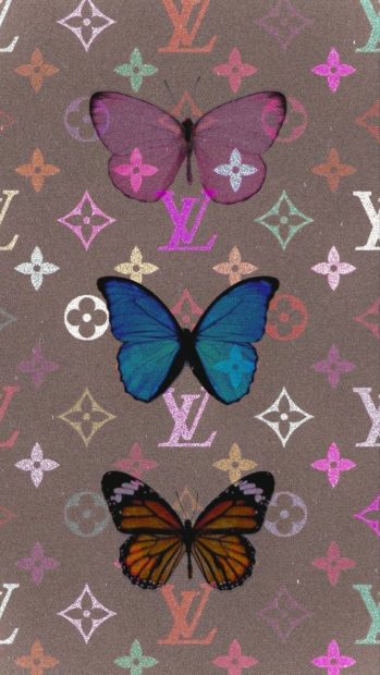 Pink Butterfly Aesthetic Background for Mobile.