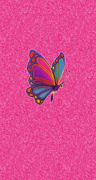 Pink Butterfly Wallpaper Free Download.