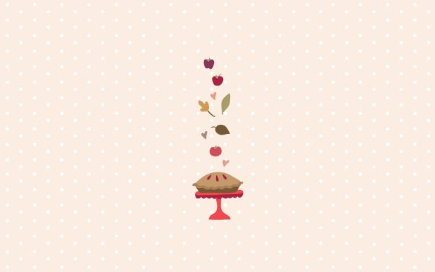 Pink Cute Fall Desktop Wallpaper HD.