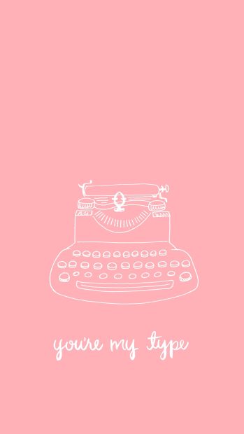 Pink Cute Wallpaper Aesthetic Background.