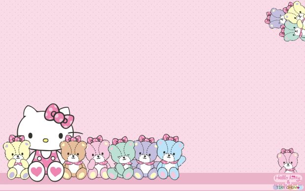 Pink Hello Kitty Background.