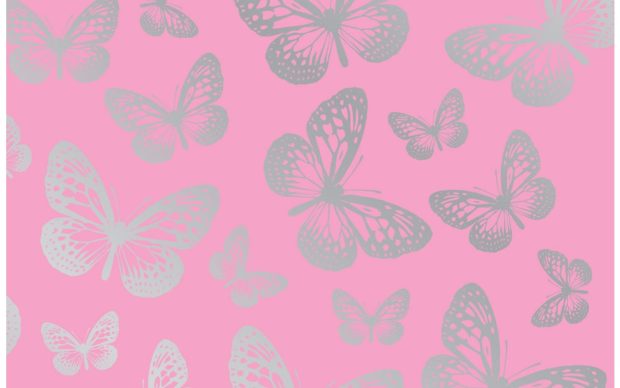 Pink Wallpaper Aesthetic Wallpaper HD 1080p Butter Fly.