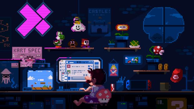 Pixels Chill Wallpaper HD.