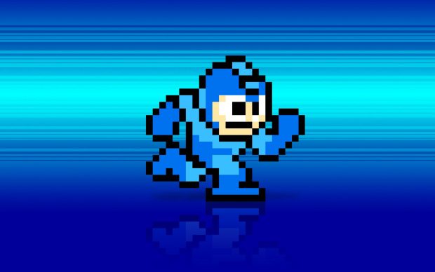 Pixels Megaman Wallpaper HD.