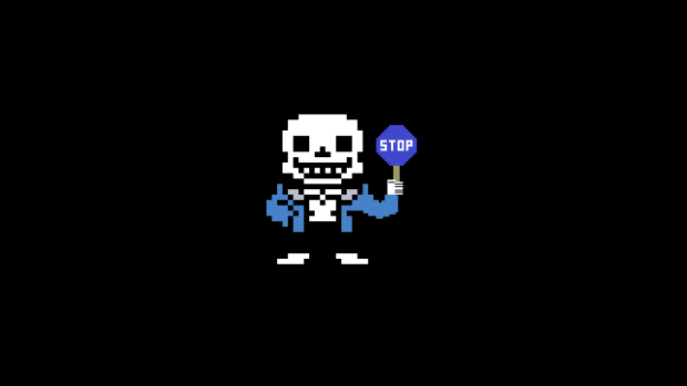 Pixels Sans Undertale Wallpaper HD.