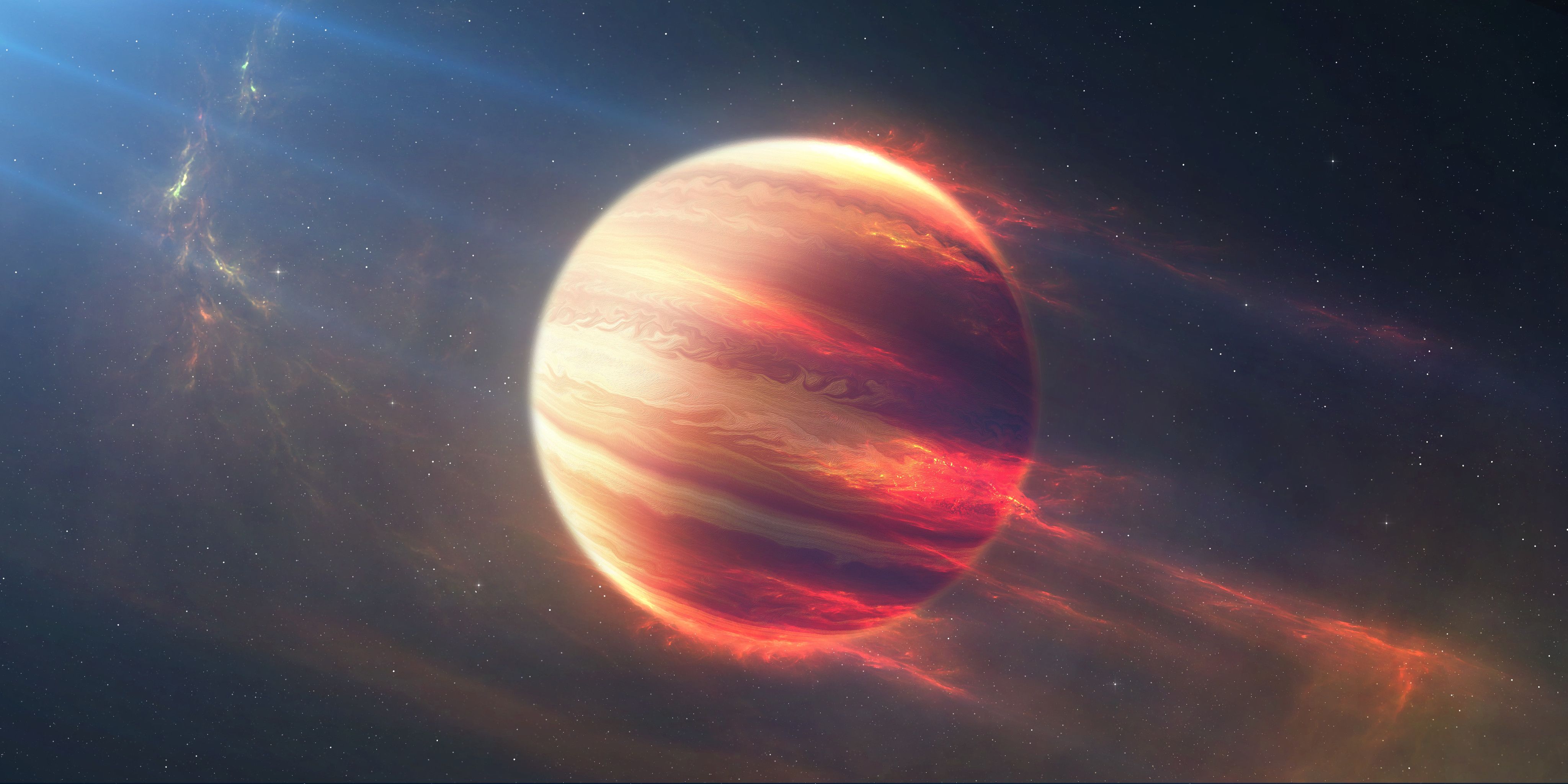Planets Wallpaper 4K Earth Blue Galaxy Universe 2475