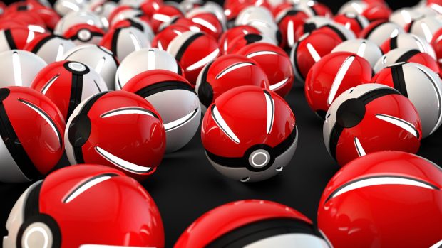 Pokeball HD Wallpaper Free download.